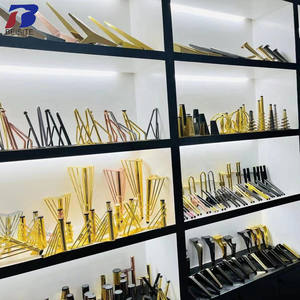 OEM Fabrik Kundenspezifisches Möbelzubehör Metall Eisen Stahl <span class=keywords><strong>Sofa</strong></span> Stützbeine Neue Möbelbeine Gold - Product Image 4