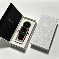 Nouveauté - Flacon de parfum vide transparent 50 ml 100 ml carré 30 ml - Flacon de parfum en verre de luxe - Flacon de parfum personnalisé avec couvercle