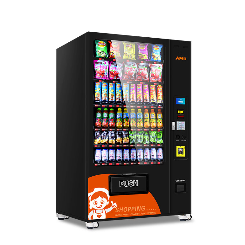 AFEN Venda Quente Snack Bebidas Inteligente Auto Combo Vending Machine