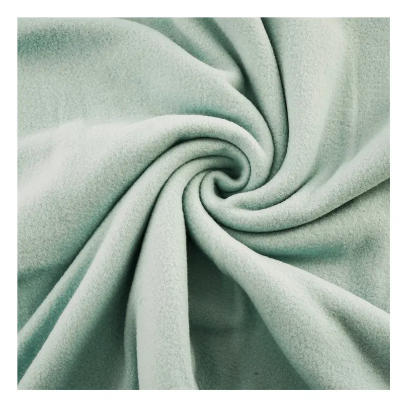 Custom Color Soft Anti-Pilling 100% Polyester Knitted 180GSM Polar Fleece Fabric For Clothing