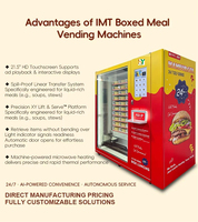 Distributeur automatique de repas chauds 24h/24, libre-service, écran tactile 21,5 pouces, entièrement automatique, refroidissement par compresseur, multi-produits