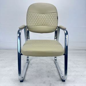 Wholesale Modern Mid Back <strong>Computer</strong> <strong>Desk</strong> Cheap Pu Leather Office Chair Meeting Conference Room Arched Chair - Product Image 2