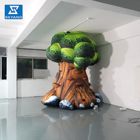 Arbre gonflable de conte de fées, accessoire de décoration en forme d'arbre végétal gonflable, idéal pour les spectacles théâtraux