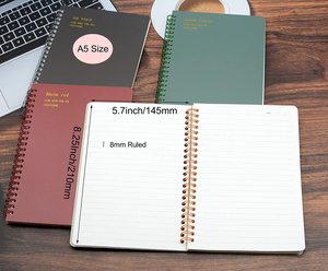 Sổ Tay Nhật Ký Xoắn Ốc Nhiều Màu Bằng Nhựa Dày Có Ghi Chú Học Tập Bền Chất Lượng Tùy Chỉnh - Product Image 6