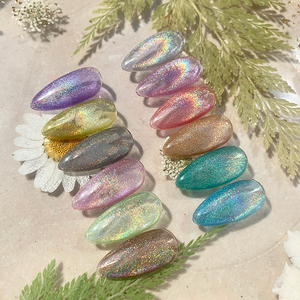 R S Nail New Laser Rainbow Cat Eye Gel Polish 12 colores Soak Off UV Gel <span class=keywords><strong>2022</strong></span> Holográfico Cat Eye Gel Polish - Product Image 1