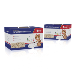 China PET suministro Arena de inodoro de gato fresco bajo paso aglutinarena de tofu para gato - Product Image 4
