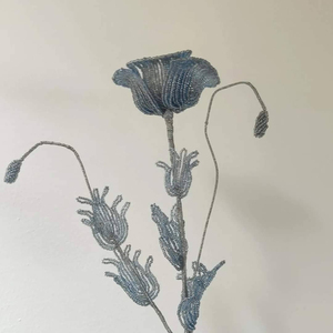 Bouquet de <span class=keywords><strong>fleurs</strong></span> artificielles haut de gamme fait main en perles de rocaille, résistant à la décoloration, pour la décoration de fenêtre ensoleillée - Product Image 6