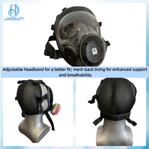 <span class=keywords><strong>Masque</strong></span> respiratoire multifonctionnel tactique en silicone résistant à la poussière et aux gaz, couvrant tout le visage - Product Image 5