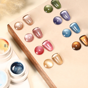 AILANUO Vernis à ongles gel œil de chat brillant 8 couleurs 15 ml, dissolvant pour vernis gel œil de chat, sans TPO, sans Hema, OEM ODM, gel néon - Product Image 1