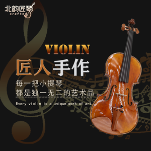 Violín Acústico de 4 Cuerdas con Tapa de Abeto Sólido, Fondo de Arce, Diapasón de Ébano, Cuerdas de Acero, Acabado Barnizado y Cuerpo de Madera - Product Image 2
