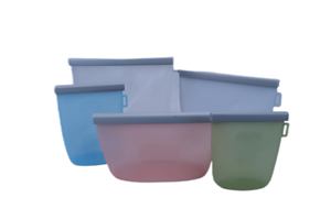 Sacs de conservation alimentaire en silicone réutilisables, sans BPA, étanches, pour garder au frais, avec fermeture à glissière, pour le lait maternel - Product Image 4