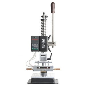 Small Black Manual <b>Leather</b> Stamping Machine, Hot Printing Machine, Stamping and Embossing Three Sizes to Choose From - Product Image 3