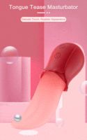 10 Frequenz Zungen lecken Hochwertiger TPE Clitoris Stimulator Zungen tease Mastur bator für Frauen und Männer