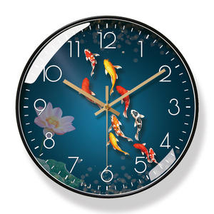 עיצוב הבית מודרני נורדית יוקרה דיגיטלי 3D יצירתי שעון קיר - Product Image 2