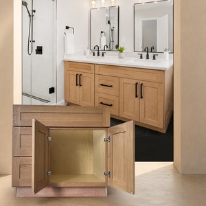 Mueble de Baño VSD3621L de Roble Blanco con Cajones de Cierre Suave |   Gabinete de Almacenamiento para Baño Shaker |   Mueble de Baño RTA con Base para Lavabo - Product Image 1