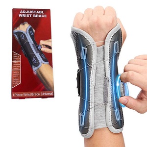 Özel Yüksek Kaliteli Ayarlanabilir El Ateli Döner Düğmeli Bilek Sabitleyici Destek Ortopedik Bileklik Karpal Tünel için - Product Image 3