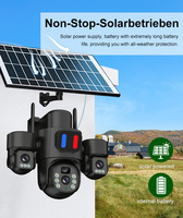 Caméras solaires en gros, systèmes de surveillance extérieure, caméras étanches avec vision nocturne pour l'utilisation dans les fermes, ranchs et restaurants