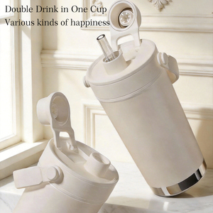 Vaso Térmico Portátil de Cerámica <span class=keywords><strong>con</strong></span> Doble Pared para Bebidas Frías y Calientes, Taza para Uso Diario, Venta al por Mayor, OEM, ODM - Product Image 3