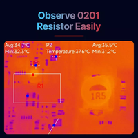 Caméra thermique InfiRay P2 Pro pour téléphone imageur thermique infrarouge réparation de Circuit PCB Test de chauffage industriel IOS