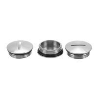 Bouchon flexible en acier inoxydable 304 Goran, bouchon d'étanchéité métallique étanche, bouchon de tuyau M12, bouchon de trou fileté 1/8 pour
