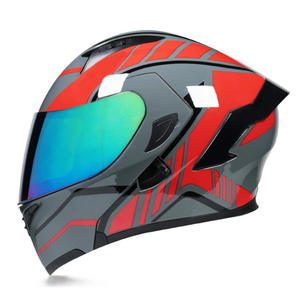 Factory Direct ABS Electric Scooter Helmet Flip-<b>Up</b> Visor Full Face Design Tail Wing All-Season Personalized Style New Condition - Product Image 2