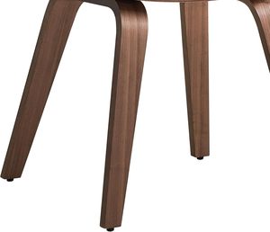 Inicio Sillas Laterales Modernas Tapicería Boucle Blanca con Acabado en Nogal Madera Maciza de <span class=keywords><strong>Roble</strong></span> Mejora La Comodidad del Comedor - Product Image 4