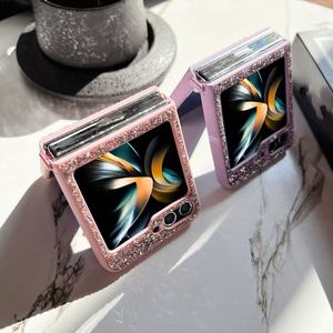 Funda para teléfono móvil plegable con purpurina de PC dura para Samsung <span class=keywords><strong>Z</strong></span> <span class=keywords><strong>Flip</strong></span> 7 funda trasera para Samsung <span class=keywords><strong>Galaxy</strong></span> <span class=keywords><strong>Z</strong></span> <span class=keywords><strong>Flip</strong></span> 7 6 5 <span class=keywords><strong>4</strong></span> 3 - Product Image 4
