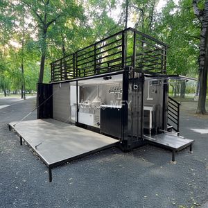 Restaurant de conteneurs modifiés de qualité approuvée ISO CE, préfabriqué, original, 2025, taille 20 pieds et 40 pieds, café - Product Image 4