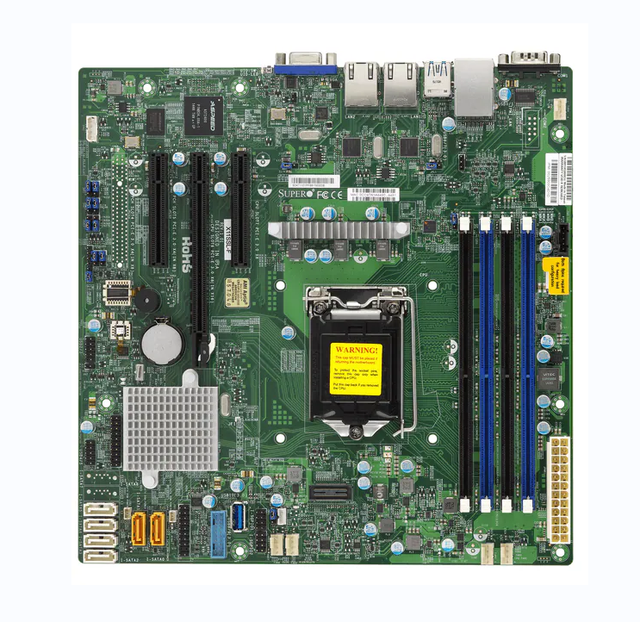 New Original Supermicro Server Motherboard X11SSL-F Single Slot H4 LGA1151 E3-1200 7th/6th Gen Core I3 Series
