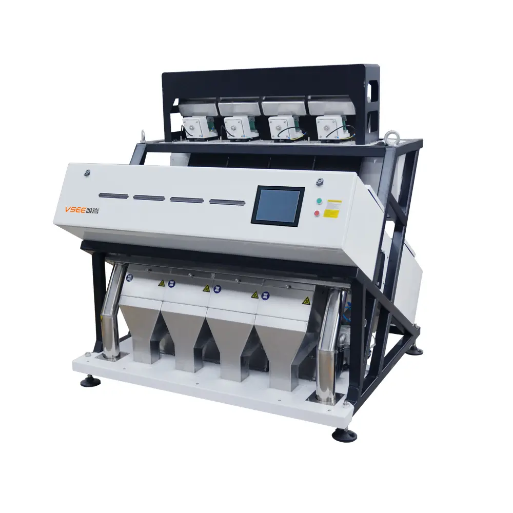 VSEE 256 channels CCD Color Sorter For Rice, Beans, Corns, Pulse, Quinoa, Plastics