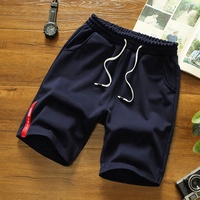 Shorts d'été en polyester et coton pour hommes, style 2023, avec impression de logo personnalisé, élastique extérieur, décontractés
