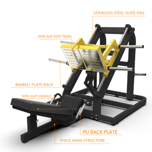 Máquina deportiva para uso en gimnasio comercial, equipo de fitness, entrenador de fuerza de hierro, máquina de prensa de piernas para ejercicio en cuclillas - Product Image 3
