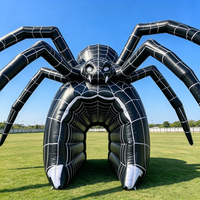 Arche gonflable personnalisée pour Halloween, tente tunnel décorative pour festival, entrée d'événement festif, arche gonflée pour accessoire de scène