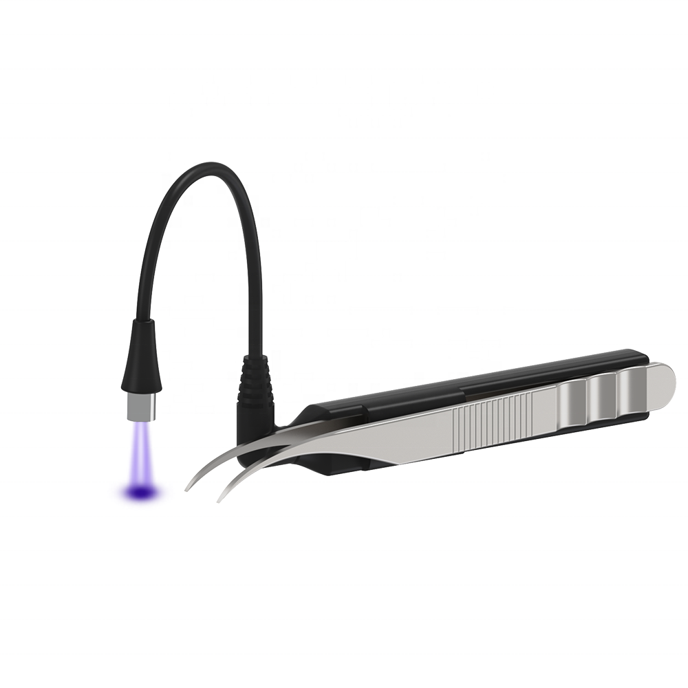 Best Selling Led Tweezer Lamp 395nm Eyelashes Extension Led Uv System for Eyelash Extension Application Mach Lash Lamp Moon Lamp