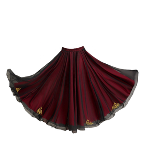 Ropa étnica China Vestido de baile lírico para mujer, vestido largo elegante y moderno que fluye - Product Image 5