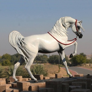 Escultura <span class=keywords><strong>de</strong></span> Caballo Árabe <span class=keywords><strong>de</strong></span> Bronce a Tamaño Real con Técnica <span class=keywords><strong>de</strong></span> Fundición, Colores Personalizados para Decoración <span class=keywords><strong>de</strong></span> Jardín Exterior - Product Image 2