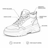 Baskets décontractées tricotées sur mesure haut de gamme avec doublure Fly-Knit pour semelle extérieure, légères, tendance mode, prêtes pour le printemps