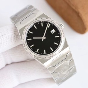 Montre-bracelet mécanique automatique pour homme, édition commémorative classique, boîtier simple en argent, étanche, affichage de la date - Product Image 4