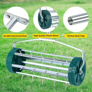 Aérateur de jardin réglable et détachable Winslow & Ross <span class=keywords><strong>rouleau</strong></span> aérateur de <span class=keywords><strong>pelouse</strong></span> à main à long manche - Product Image 5