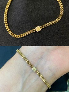 Xinfly - Pulsera de Oro Sólido de 18K con Diamantes Naturales de Corte Elegante en Amarillo, Cadena de Diamantes en Forma de Cojín, Pera, Corazón y Radiante - Product Image 5