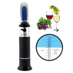 Réfractomètre portable pour vin de raisin à main, 0-60% d'alcool, réflectomètre portable - Product Image 1