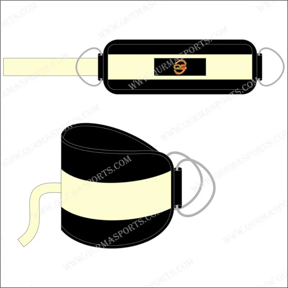 Custom Logo Package Printing Available Ankle Buckle Straps Fitness Gym Cable Machine Attachment D Ring Belt