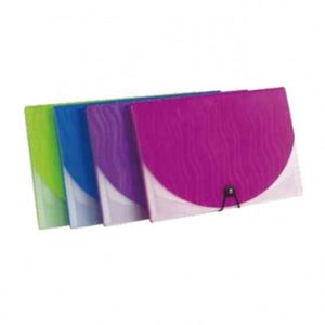 <b>A4</b> Expanding <b>File</b> Folder with Lid High Capacity <b>Files</b> Storage Bag Like Leather Expandable <b>File</b> Folders - Product Image 2