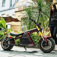 Scooters électriques à grande vitesse 80 km/h gros pneus moteur électrique Citycoco Chopper moto électrique pour adultes
