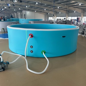 Xách tay <span class=keywords><strong>Inflatable</strong></span> PVC Hồ bơi cho người lớn và trẻ em có thể gập lại thiết kế ngoài trời - Product Image 2