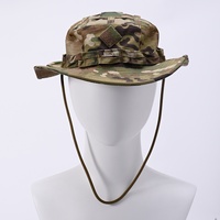Topi Pria Musim Panas untuk Bersepeda, Hiking, dan Aktivitas Luar Ruangan, Motif Kamuflase, Topi Bucket Bernapas, Pelindung dari Sinar Matahari