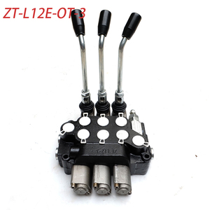 Valvola di retromarcia Multiway ZT-L12 valvola di distribuzione di inversione manuale distributore cilindro idraulico ZT-L12E-OT bobina 1-8 - Product Image 4