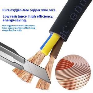 Lõi đồng rvv2 3 4 vuông được bảo vệ dây tiêu chuẩn quốc gia kiểm soát không thấm nước cáp điện với PVC cách điện đánh giá 600V - Product Image 4