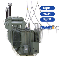 YAWEI SZ11 Transformadores de Potencia Trifásicos OLTC con Certificación ISO CE IEC60076, 110kv 80mva, Alta Frecuencia 50/60Hz, 220kv 11kv ONAN/ONAF