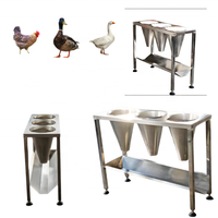 Nouvelle machine d'abattage de volailles mobile pour abattoir de poulets, cône d'abattage pour l'industrie avicole